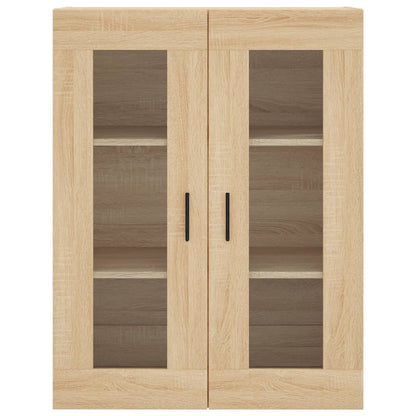 Skříň Highboard Dub Sonoma 69,5 X 34 X 180 Cm Kompozitní Dřevo
