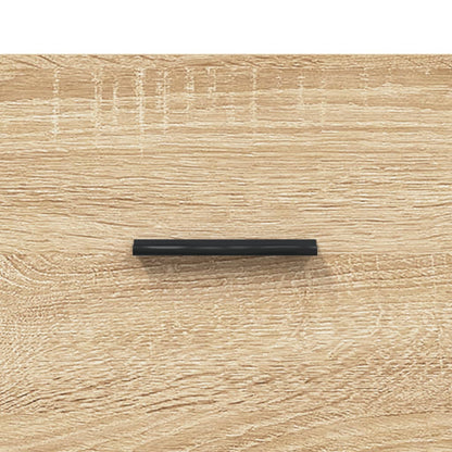 Skříň Highboard Dub Sonoma 69,5 X 34 X 180 Cm Kompozitní Dřevo