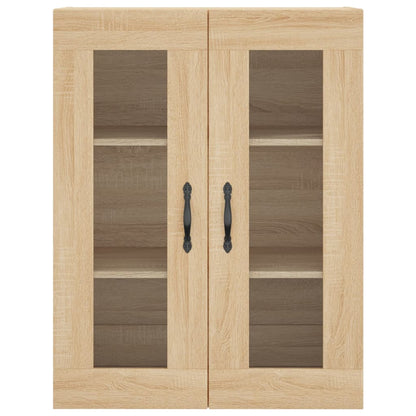 Skříň Highboard Dub Sonoma 69,5 X 34 X 180 Cm Kompozitní Dřevo