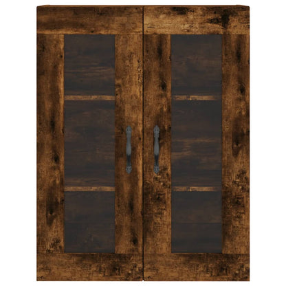 Skříň Highboard Kouřový Dub 69,5 X 34 X 180 Cm Kompozitní Dřevo
