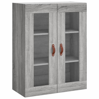 Skříň Highboard Šedá Sonoma 69,5 X 34 X 180 Cm Kompozitní Dřevo
