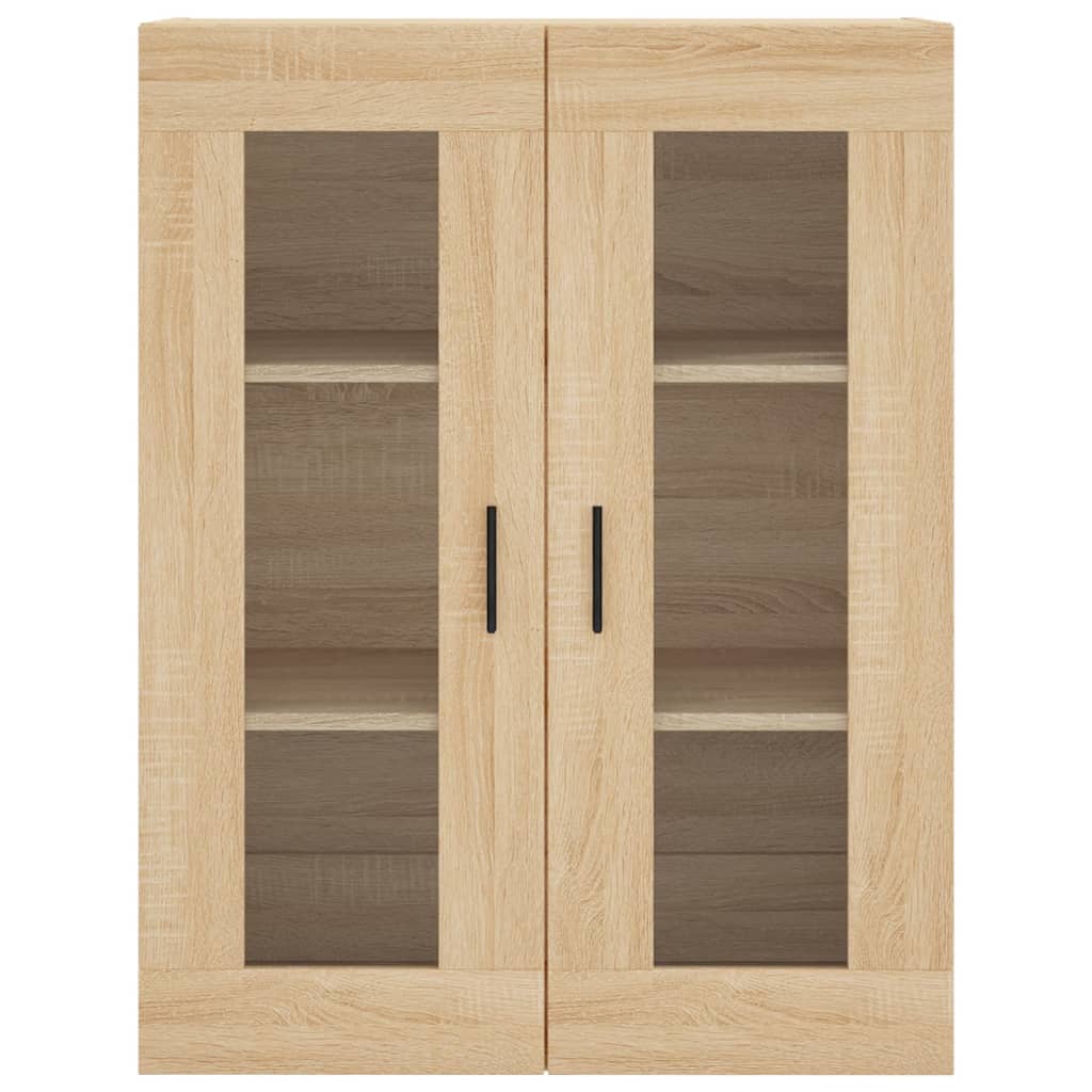 Skříň Highboard Dub Sonoma 69,5 X 34 X 180 Cm Kompozitní Dřevo