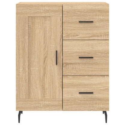 Skříň Highboard Dub Sonoma 69,5 X 34 X 180 Cm Kompozitní Dřevo