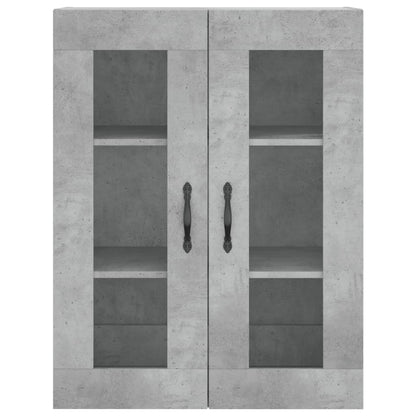 Skříň Highboard Betonově Šedá 69,5X34X180 Cm Kompozitní Dřevo