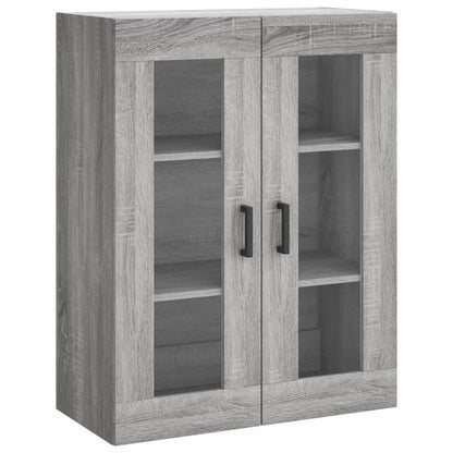 Skříň Highboard Šedá Sonoma 69,5 X 34 X 180 Cm Kompozitní Dřevo
