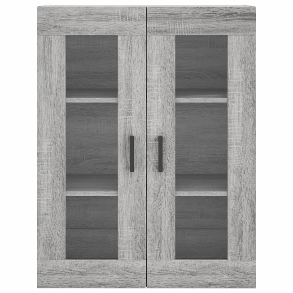 Skříň Highboard Šedá Sonoma 69,5 X 34 X 180 Cm Kompozitní Dřevo