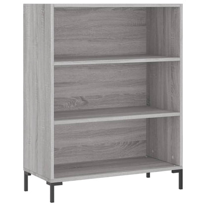 Skříň Highboard Šedá Sonoma 69,5 X 34 X 180 Cm Kompozitní Dřevo