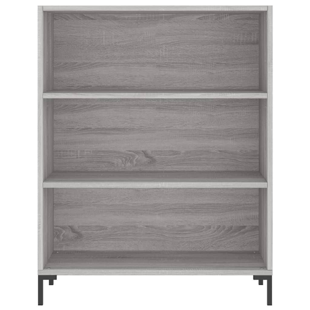 Skříň Highboard Šedá Sonoma 69,5 X 34 X 180 Cm Kompozitní Dřevo