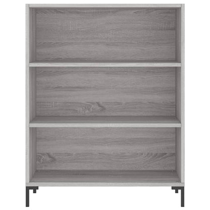 Skříň Highboard Šedá Sonoma 69,5 X 34 X 180 Cm Kompozitní Dřevo