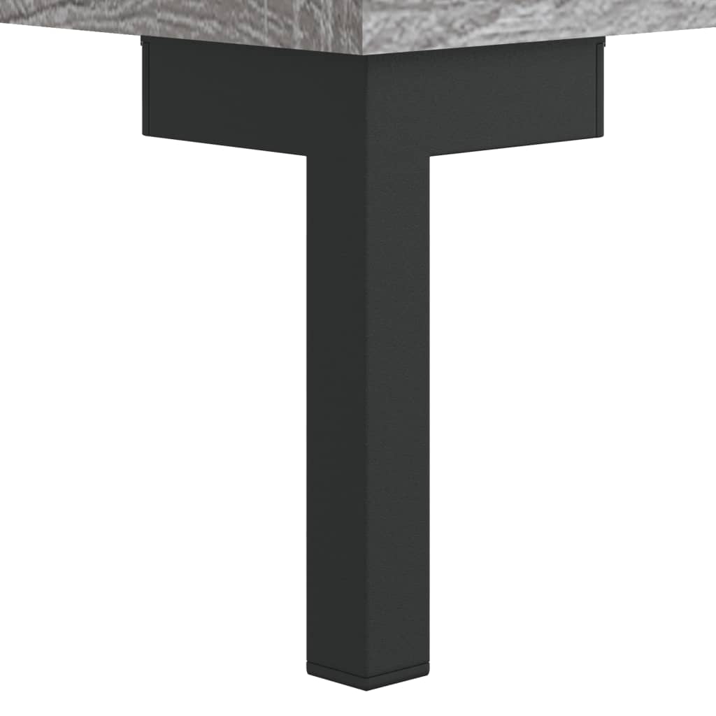 Skříň Highboard Šedá Sonoma 69,5 X 34 X 180 Cm Kompozitní Dřevo