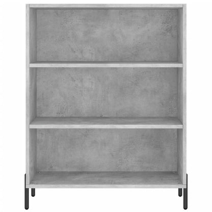 Skříň Highboard Betonově Šedá 69,5X34X180 Cm Kompozitní Dřevo