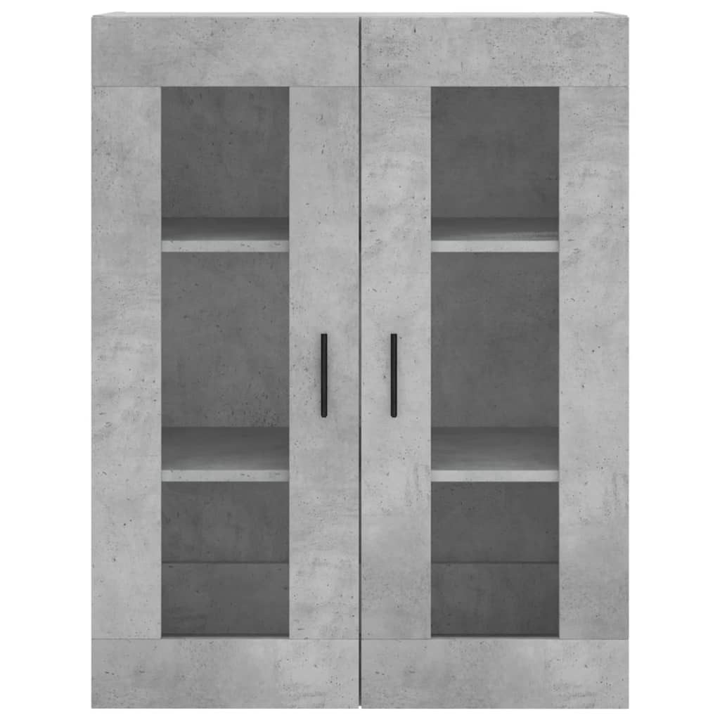 Skříň Highboard Betonově Šedá 69,5X34X180 Cm Kompozitní Dřevo