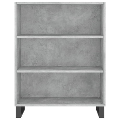 Skříň Highboard Betonově Šedá 69,5X34X180 Cm Kompozitní Dřevo