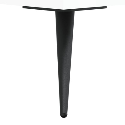 Skříň Highboard Bílá S Vysokým Leskem 34,5X34X180 Cm Kompozit