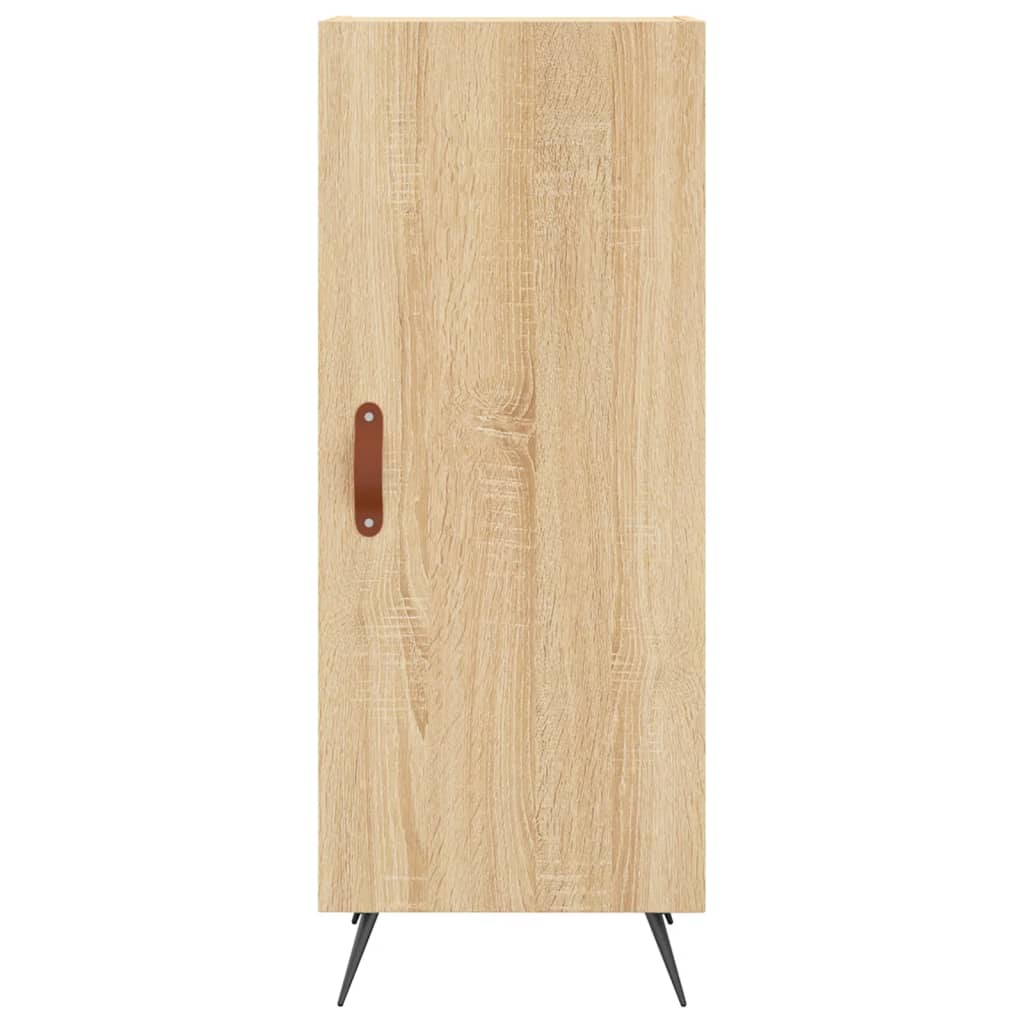 Skříň Highboard 34,5 X 34 X 180 Cm Kompozitní Dřevo
