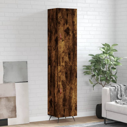 Skříň Highboard 34,5 X 34 X 180 Cm Kompozitní Dřevo