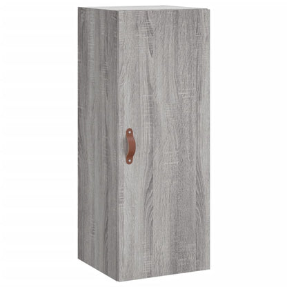 Skříň Highboard Šedá Sonoma 34,5 X 34 X 180 Cm Kompozitní Dřevo