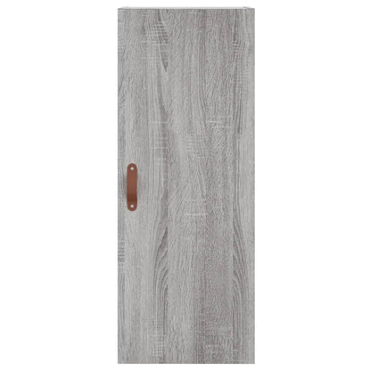 Skříň Highboard Šedá Sonoma 34,5 X 34 X 180 Cm Kompozitní Dřevo