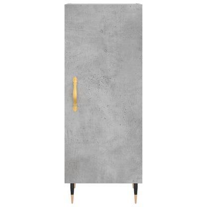 Skříň Highboard Betonově Šedá 34,5X34X180 Cm Kompozitní Dřevo