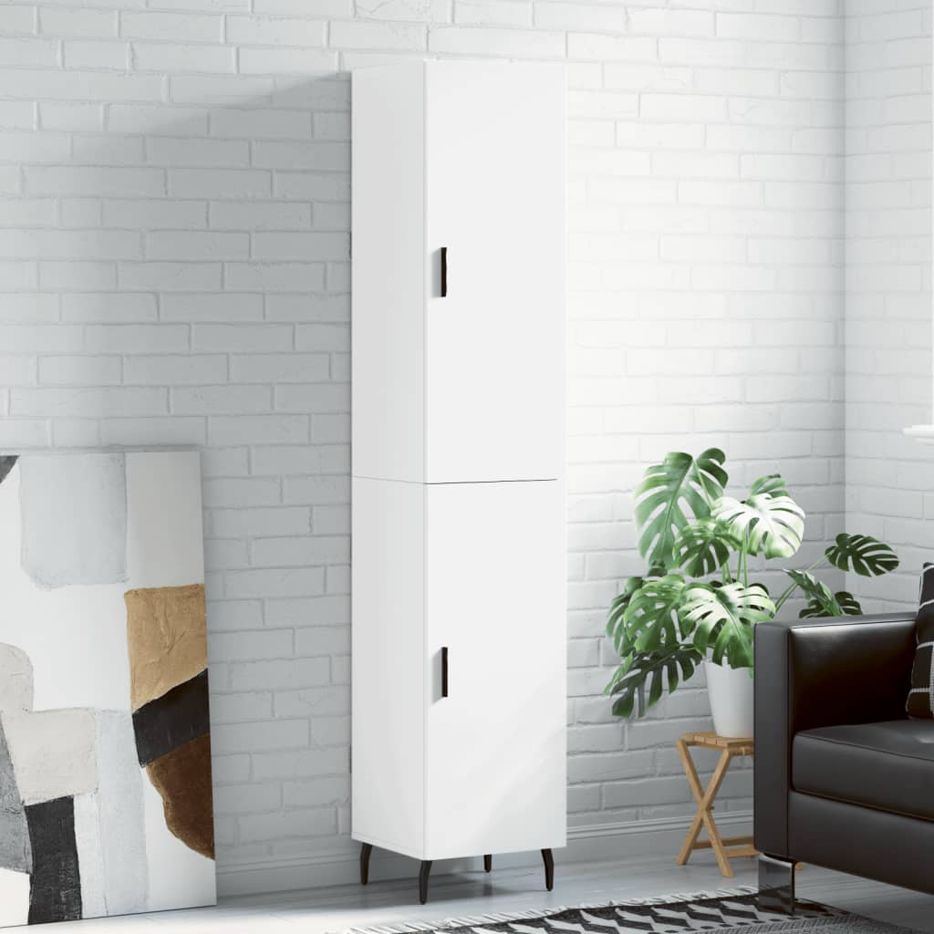 Skříň Highboard 34,5 X 34 X 180 Cm Kompozitní Dřevo