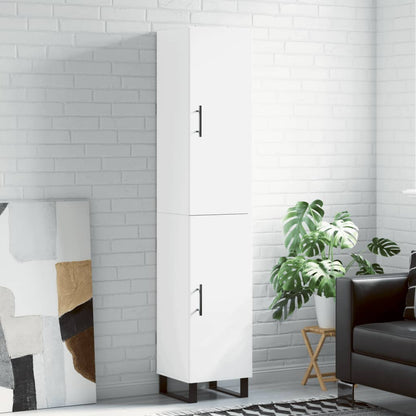 Skříň Highboard 34,5 X 34 X 180 Cm Kompozitní Dřevo