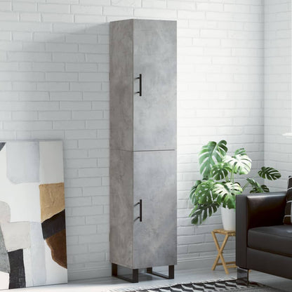 Skříň Highboard 34,5 X 34 X 180 Cm Kompozitní Dřevo