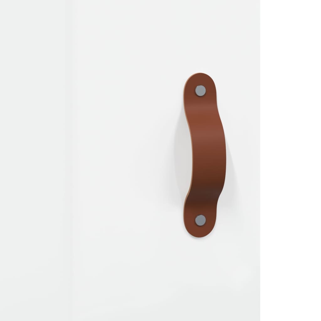 Skříň Highboard Bílá S Vysokým Leskem 34,5X34X180 Cm Kompozit