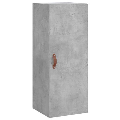 Skříň Highboard Betonově Šedá 34,5X34X180 Cm Kompozitní Dřevo