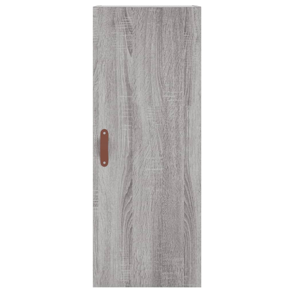 Skříň Highboard Šedá Sonoma 34,5 X 34 X 180 Cm Kompozitní Dřevo