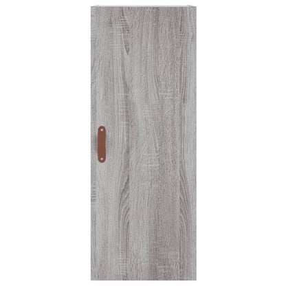 Skříň Highboard Šedá Sonoma 34,5 X 34 X 180 Cm Kompozitní Dřevo
