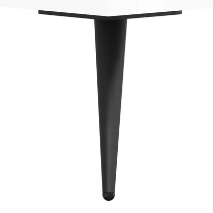 Skříň Highboard Bílá S Vysokým Leskem 34,5X34X180 Cm Kompozit