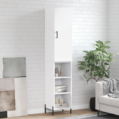Skříň Highboard 34,5 X 34 X 180 Cm Kompozitní Dřevo