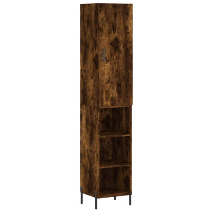 Skříň Highboard 34,5 X 34 X 180 Cm Kompozitní Dřevo