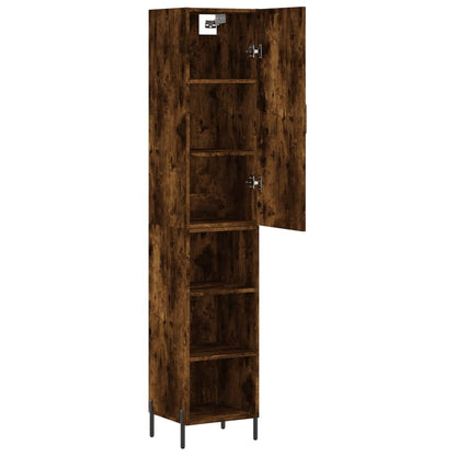 Skříň Highboard 34,5 X 34 X 180 Cm Kompozitní Dřevo