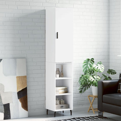 Skříň Highboard 34,5 X 34 X 180 Cm Kompozitní Dřevo