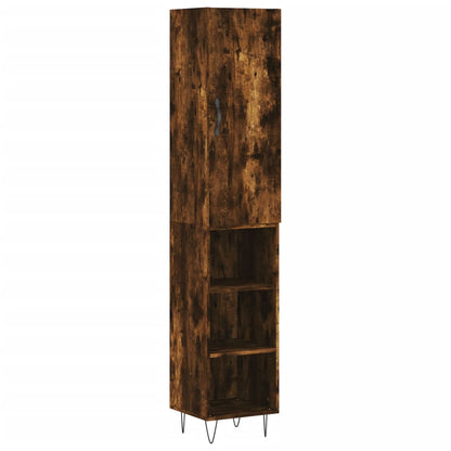 Skříň Highboard 34,5 X 34 X 180 Cm Kompozitní Dřevo