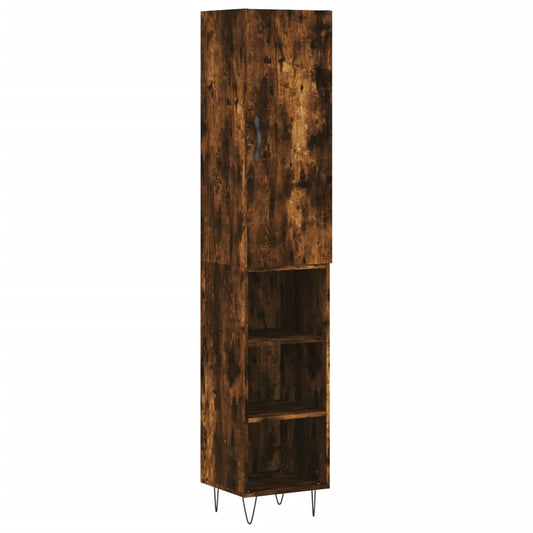 Skříň Highboard 34,5 X 34 X 180 Cm Kompozitní Dřevo