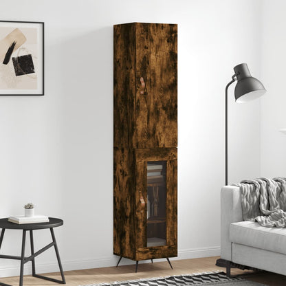 Skříň Highboard 34,5 X 34 X 180 Cm Kompozitní Dřevo