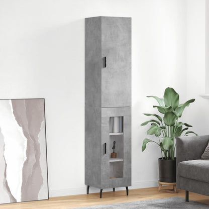 Skříň Highboard 34,5 X 34 X 180 Cm Kompozitní Dřevo