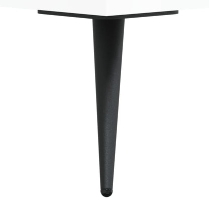 Skříň Highboard Bílá S Vysokým Leskem 34,5X34X180 Cm Kompozit