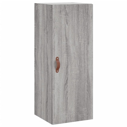 Skříň Highboard Šedá Sonoma 34,5 X 34 X 180 Cm Kompozitní Dřevo