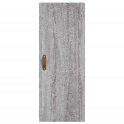 Skříň Highboard Šedá Sonoma 34,5 X 34 X 180 Cm Kompozitní Dřevo