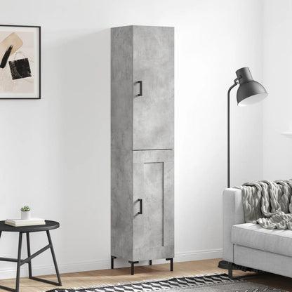Skříň Highboard 34,5 X 34 X 180 Cm Kompozitní Dřevo