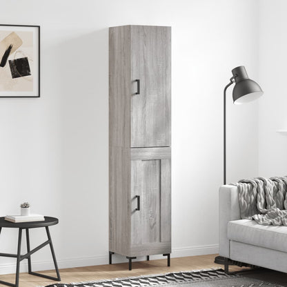 Skříň Highboard 34,5 X 34 X 180 Cm Kompozitní Dřevo