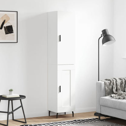 Skříň Highboard 34,5 X 34 X 180 Cm Kompozitní Dřevo