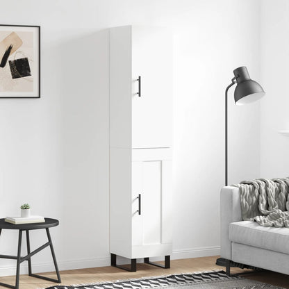 Skříň Highboard 34,5 X 34 X 180 Cm Kompozitní Dřevo