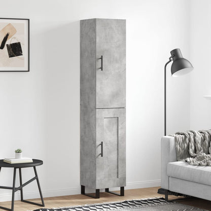 Skříň Highboard 34,5 X 34 X 180 Cm Kompozitní Dřevo