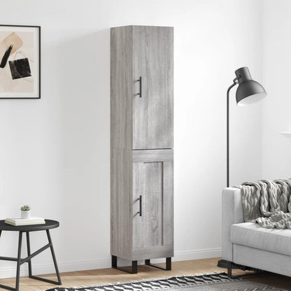 Skříň Highboard 34,5 X 34 X 180 Cm Kompozitní Dřevo
