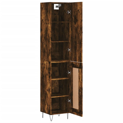 Skříň Highboard 34,5 X 34 X 180 Cm Kompozitní Dřevo