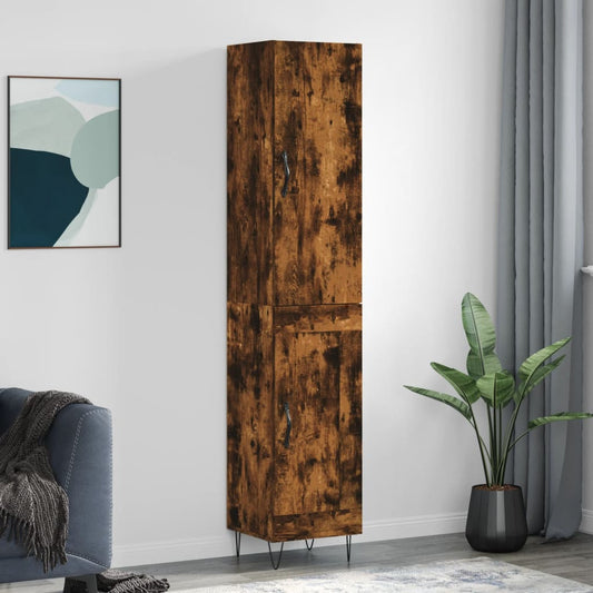 Skříň Highboard 34,5 X 34 X 180 Cm Kompozitní Dřevo